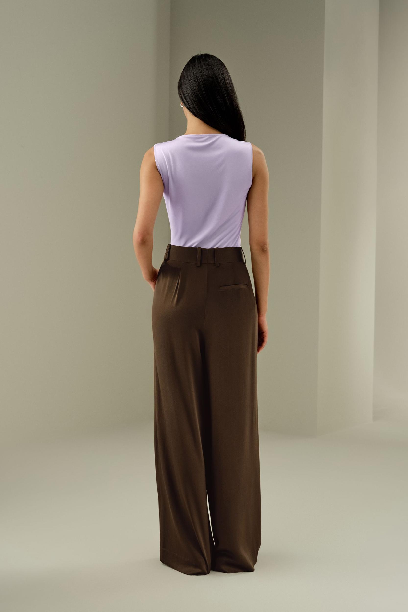 LILYSILK Silk Tshirt | Female | Lilac Premium Silk | Comfortable Perfect for Layering Tops XL Product Image