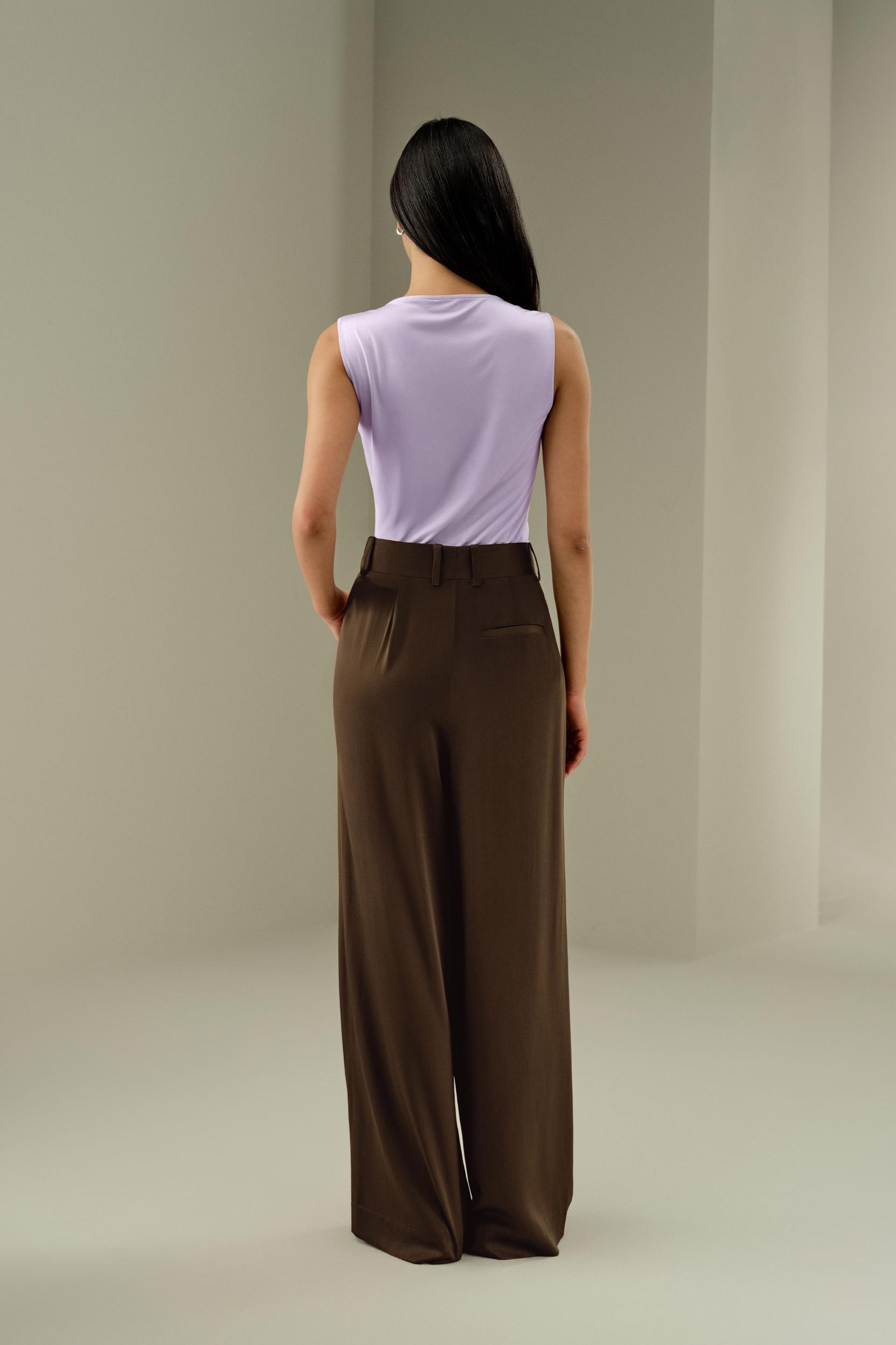 LILYSILK Silk Tshirt | Female | Lilac Premium Silk | Comfortable Perfect for Layering Tops XL Product Image