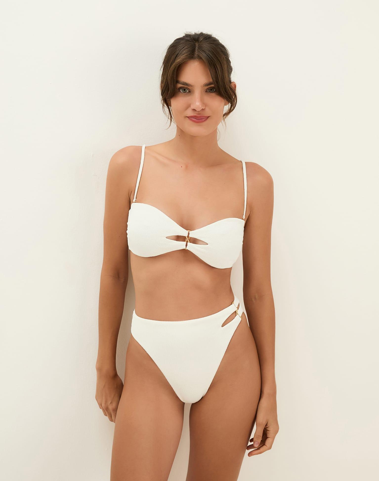 Firenze Solaro Bandeau Top - White Product Image