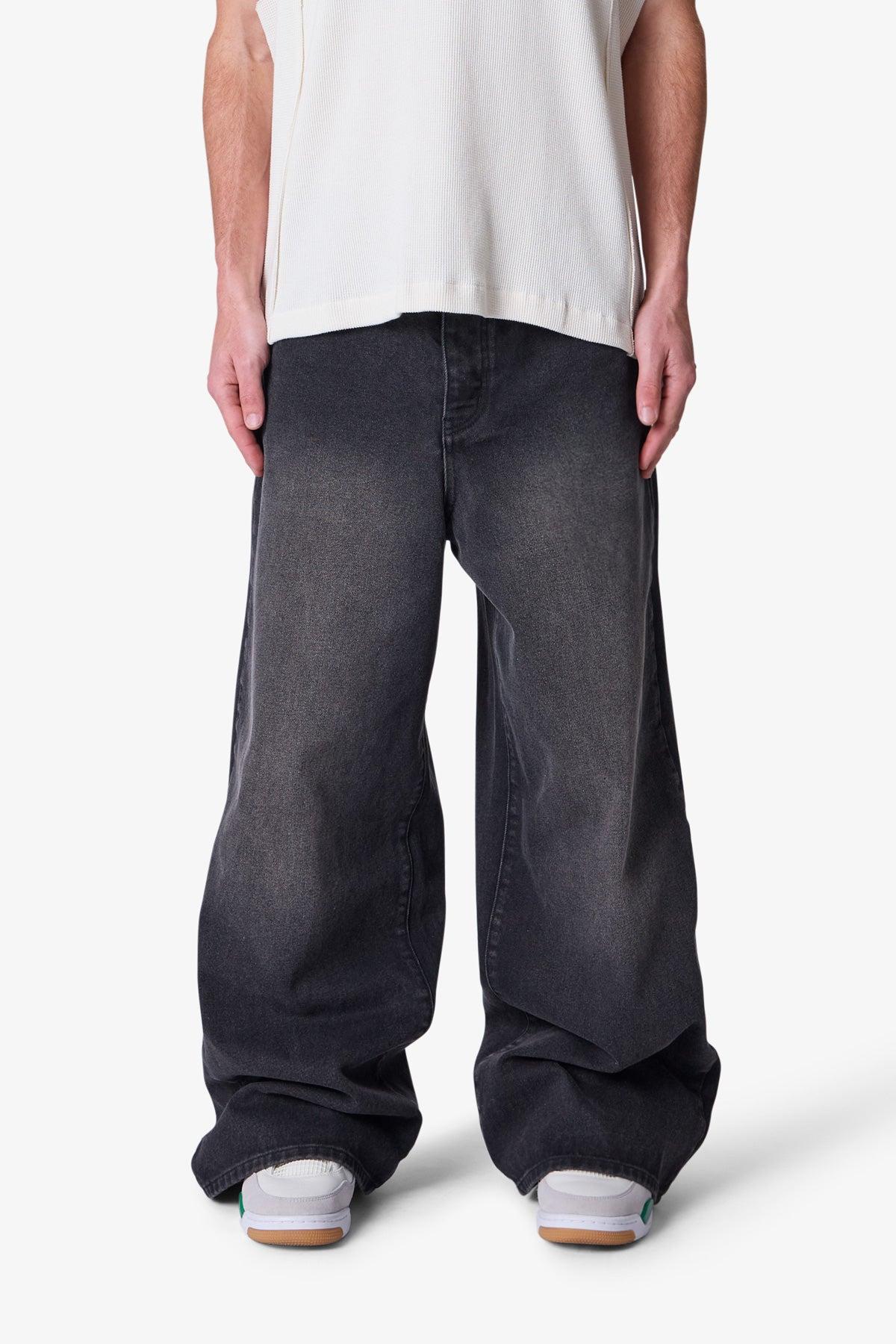 Baggy Washed Rave Denim - Vintage Black Product Image