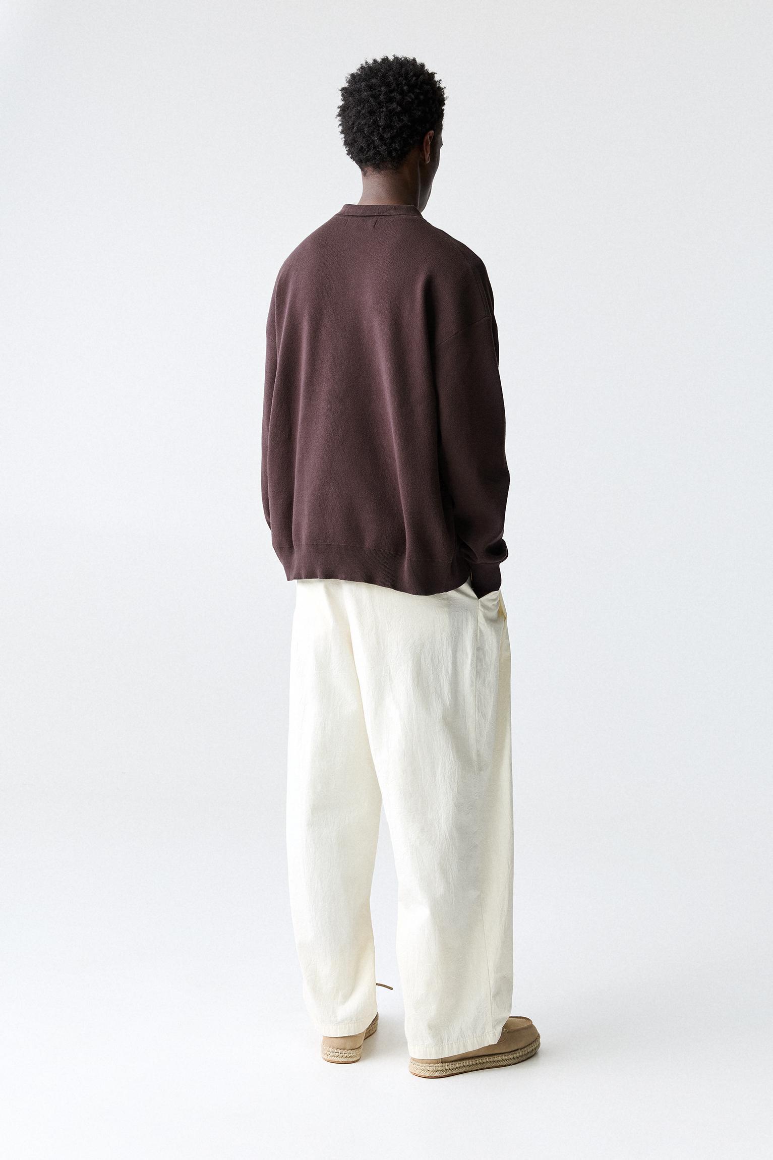 Polo collar cardigan Product Image