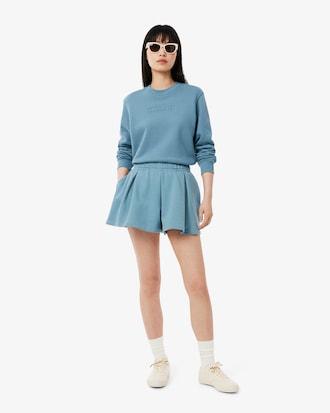 Pleated Fleece Shorts Product Image