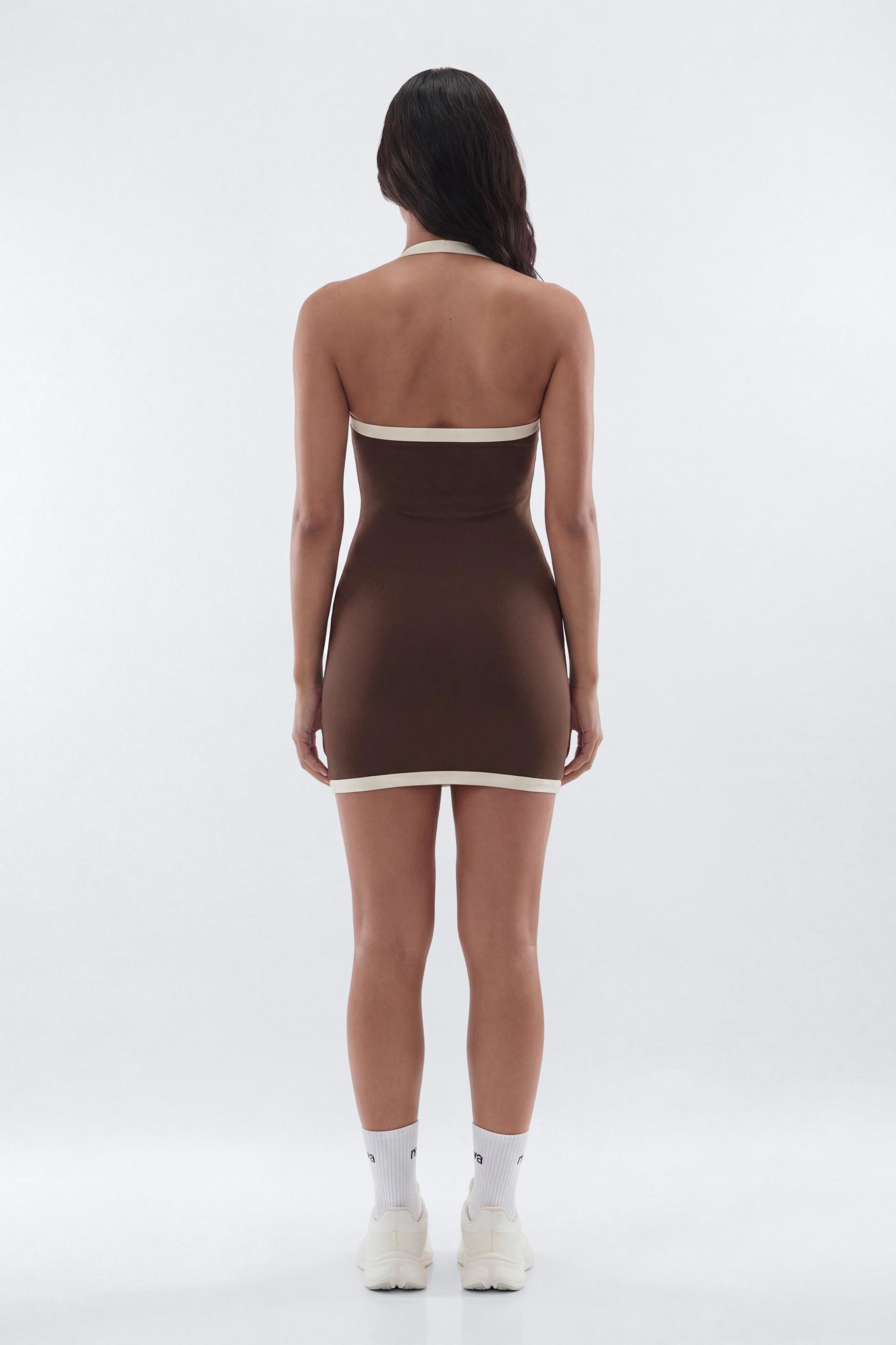 CloudForm™ Halter 2-in-1 Sports Dress - Brown Female Product Image