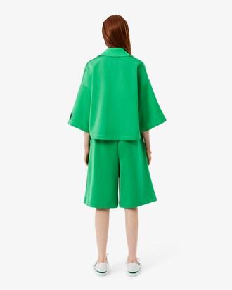 Runway Oversized Satin Bermuda Shorts Product Image