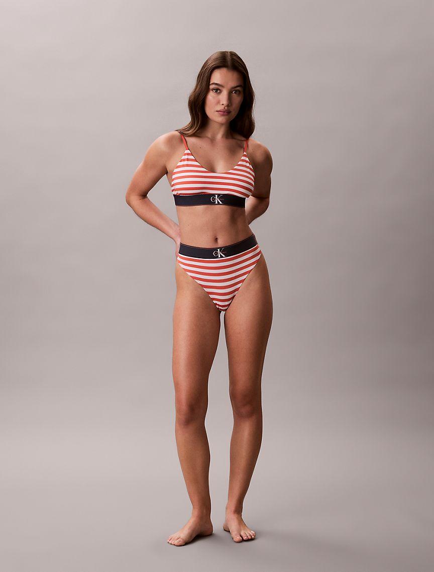 Graphic Monogram Microfiber Stretch Unlined Bralette Product Image