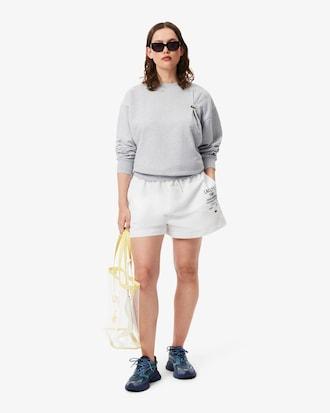 Oversized Pleated Crocodile Sweatshirt Product Image