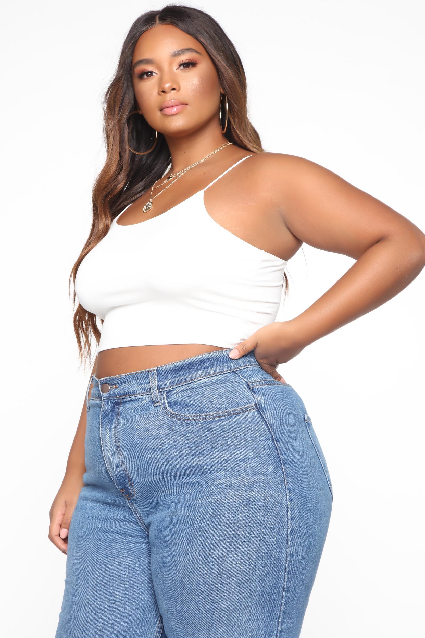 KiKi Cropped Top - Ivory Product Image