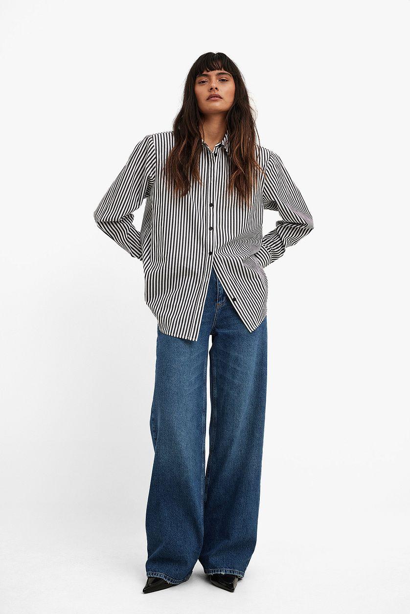 Wide High Waist Jeans Product Image