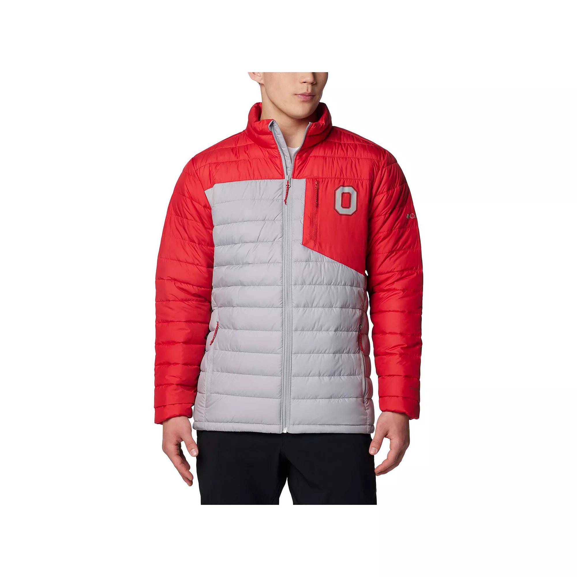 Men's Columbia  Gray Ohio State Buckeyes Double Blitz Omni-Heat Infinity Insulated Full-Zip Jacket, Size: Large, Grey Product Image
