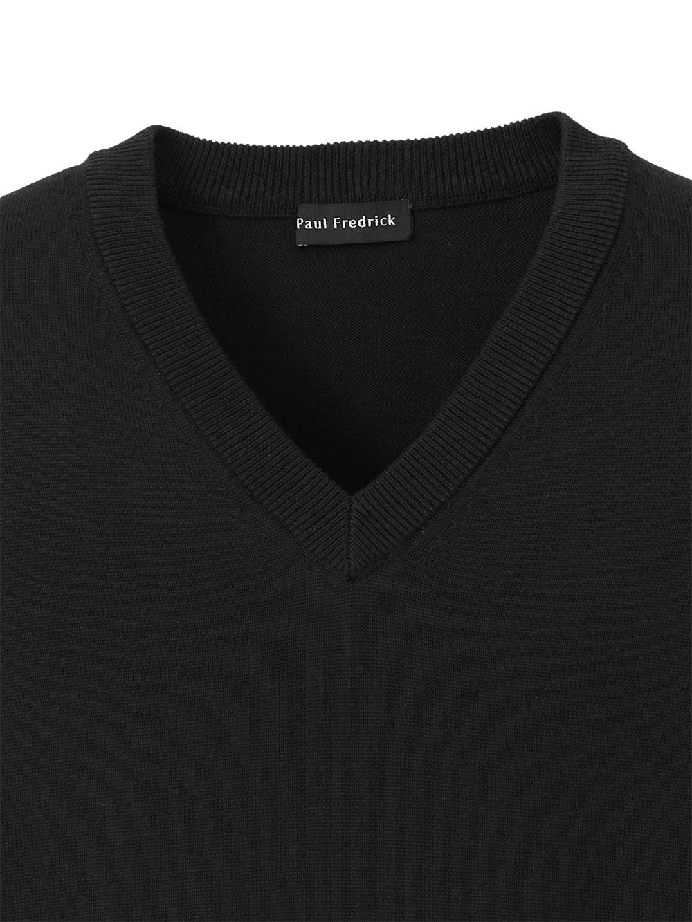 Supima Cotton Vest - Black Product Image