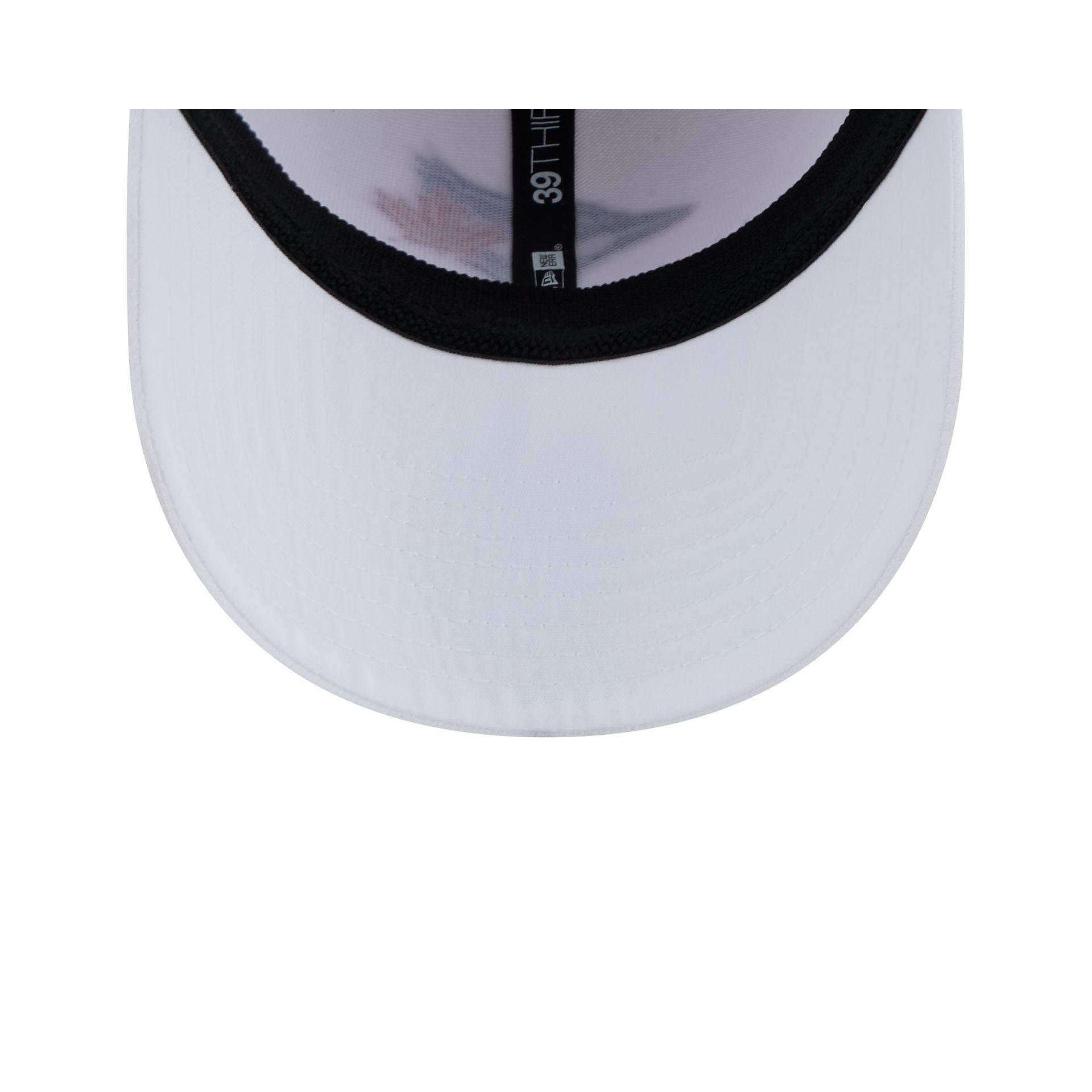 Toronto Blue Jays Optic White 39THIRTY Stretch Fit Hat Male Product Image