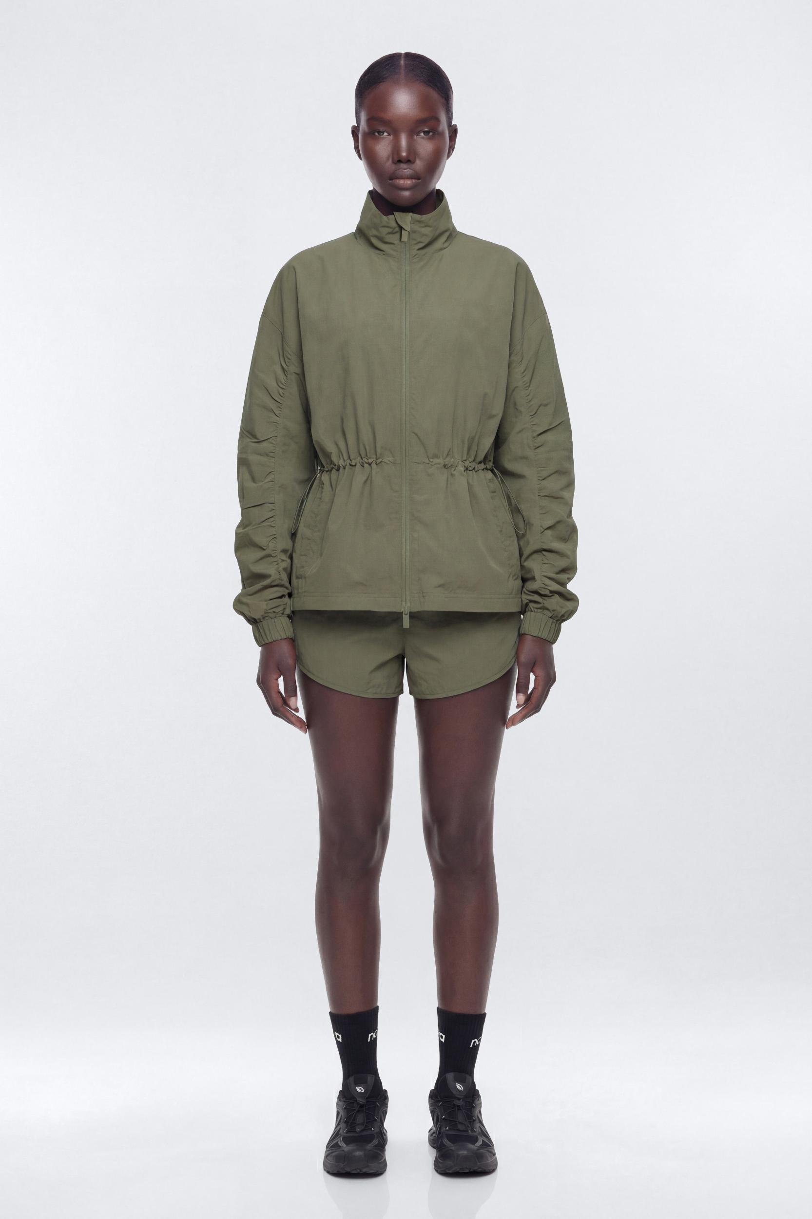 CoreNylon Hooded Full Zip Jacket - Moss Male Product Image