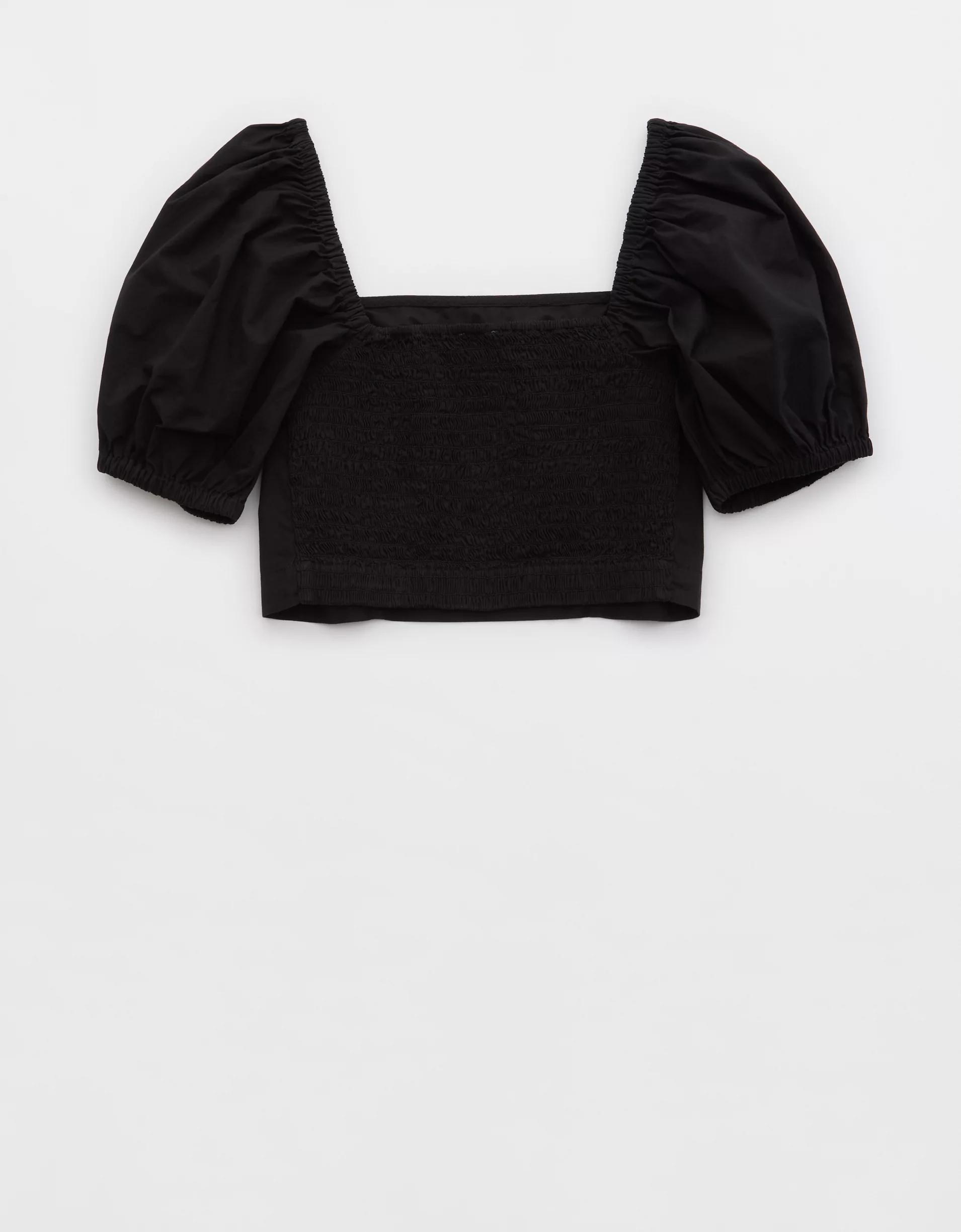 Aerie Puff Sleeve Square Neck Top Product Image