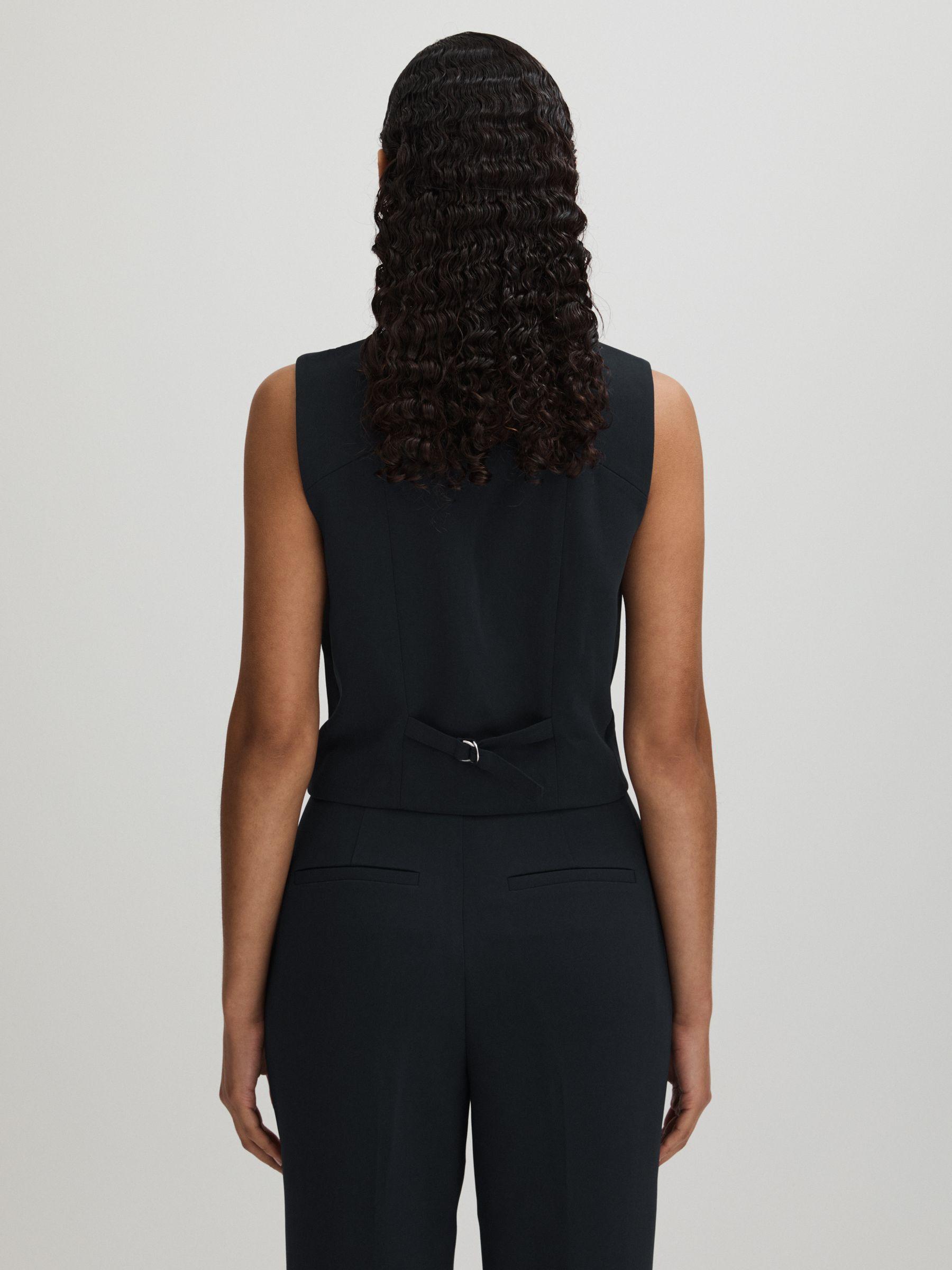 Good American Single Breasted Waistcoat in Navy Product Image