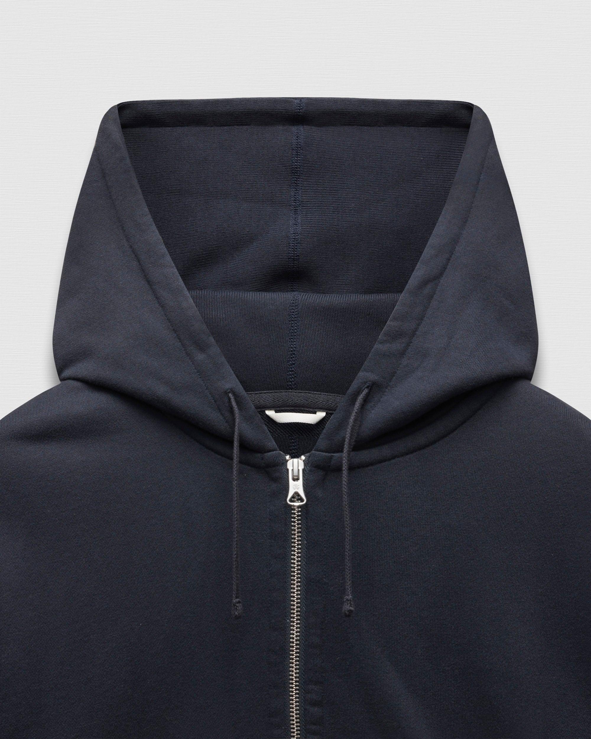 Midweight Terry Standard Zip Hoodie Male Product Image