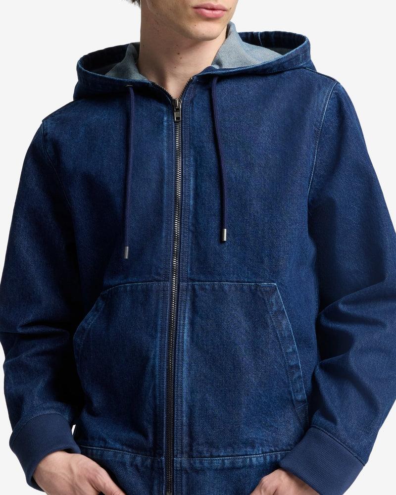 Utility Denim Hoodie Product Image