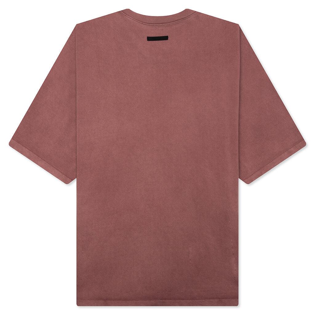 Heavy Crewneck Tee - Crimson Male Product Image