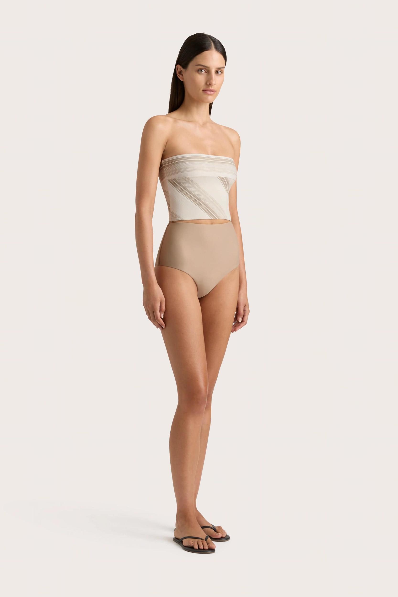 Manon Bikini Bottom Taupe - Final Sale Product Image