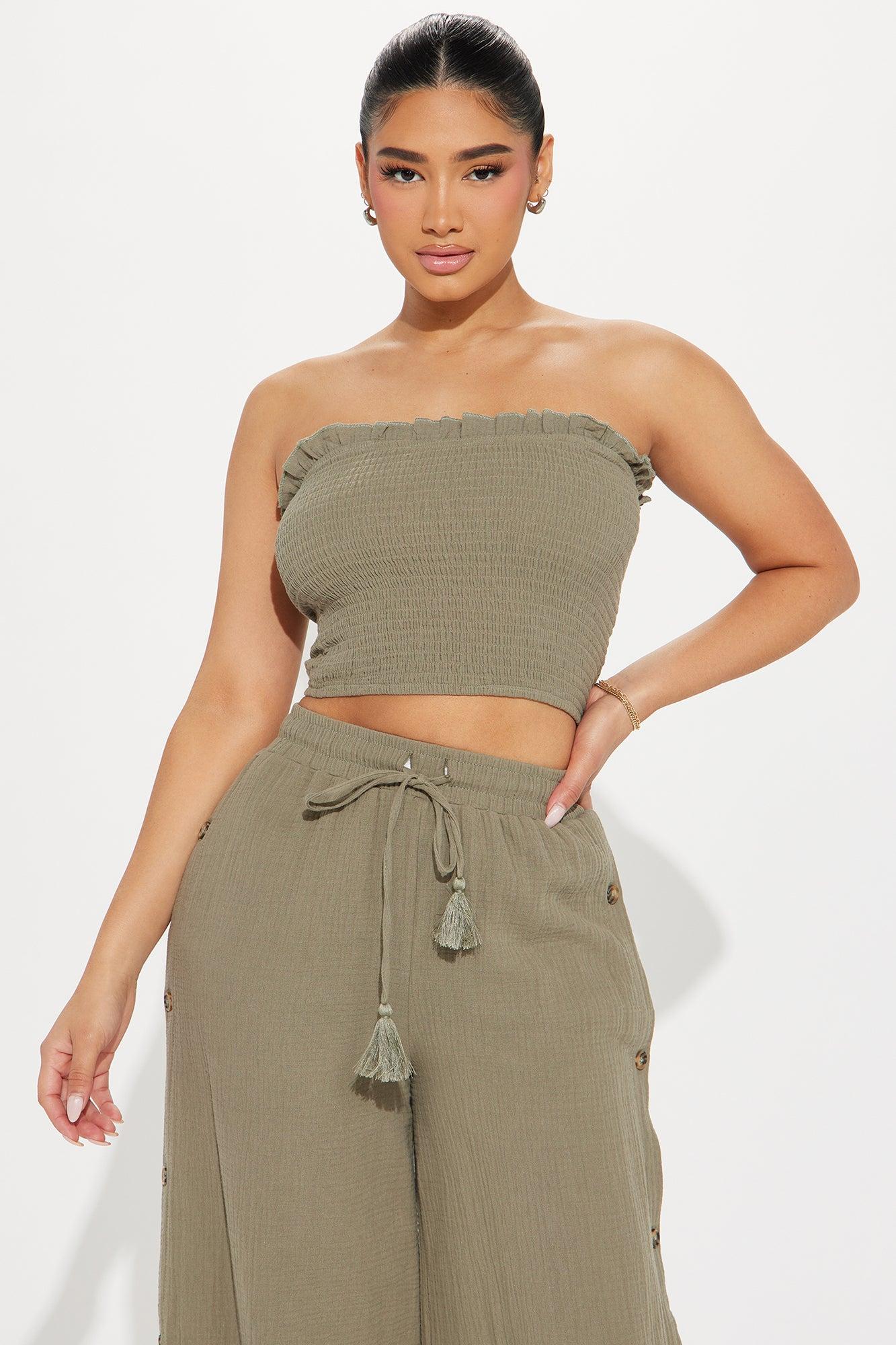 Main Character Pant Set - Olive Product Image