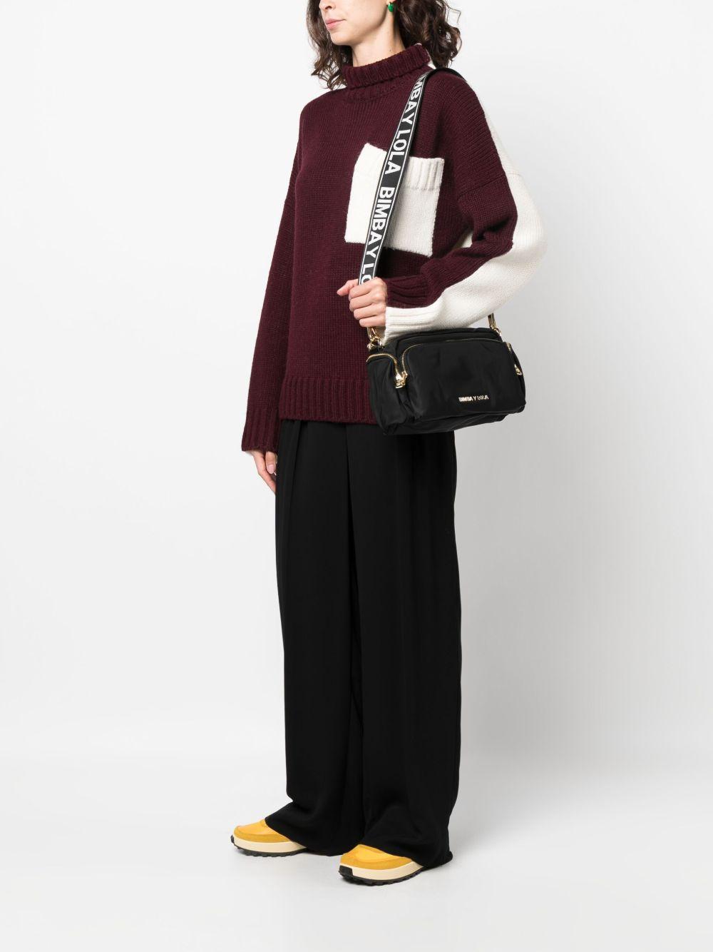 logo-embellished multi-pocket crossbody bag Product Image