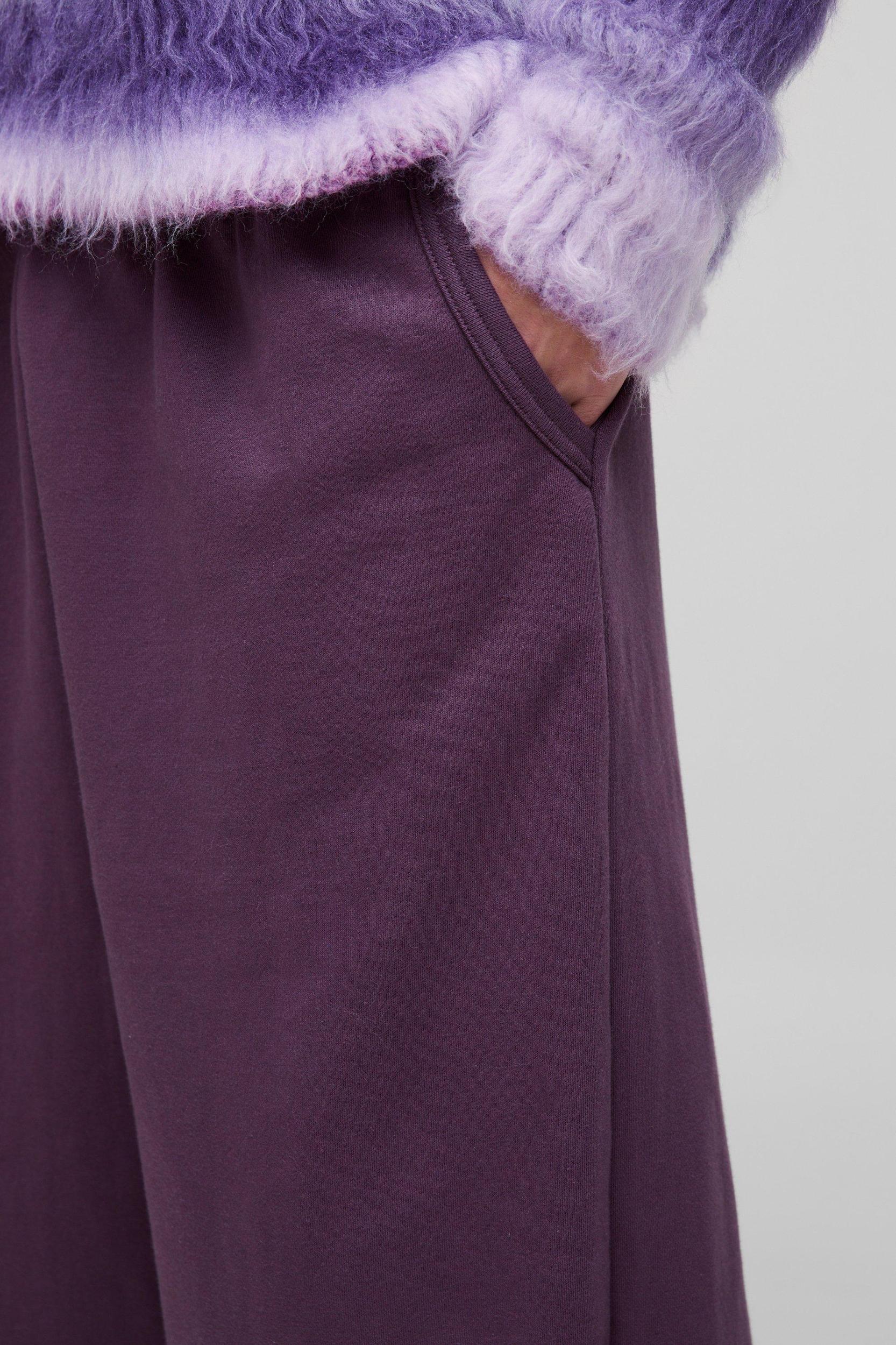 Extreme Wide Leg Raw Edge Loopback Sweatpants | boohooMAN USA Product Image