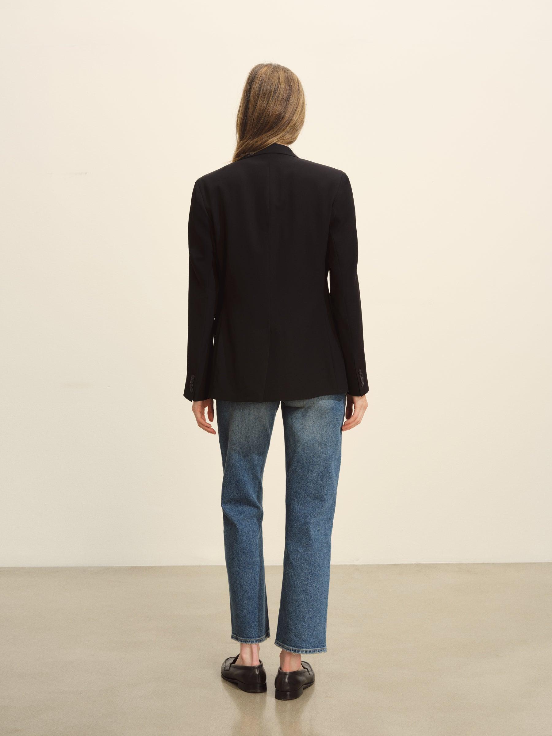 Storm  ink cotton fleece-back zip through hoodie Product Image