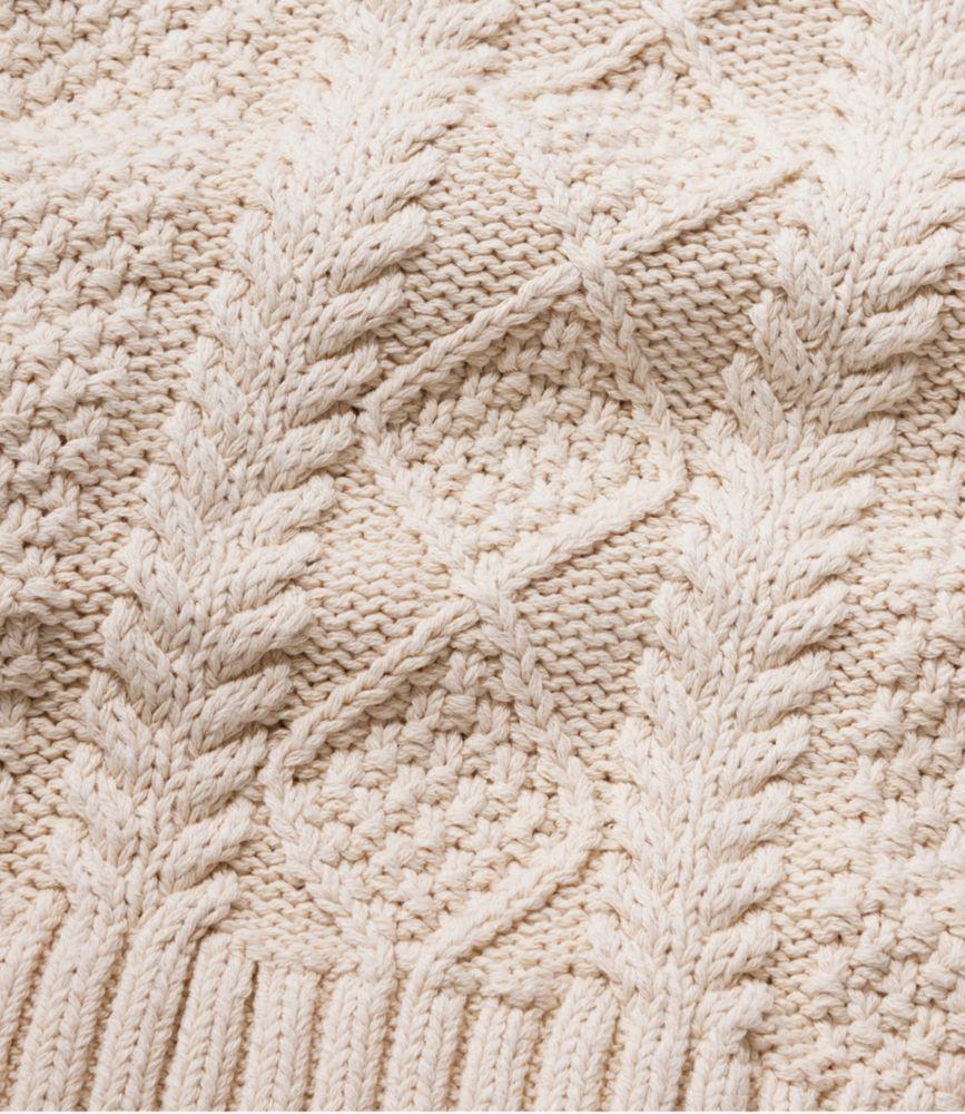 Women's Signature Cotton Fisherman Sweater, Crewneck Product Image