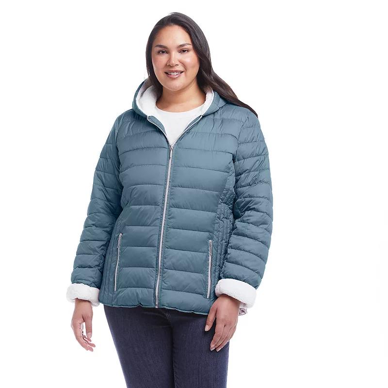 Women's Weathercast Sherpa-Lined Puffer Jacket,  Product Image