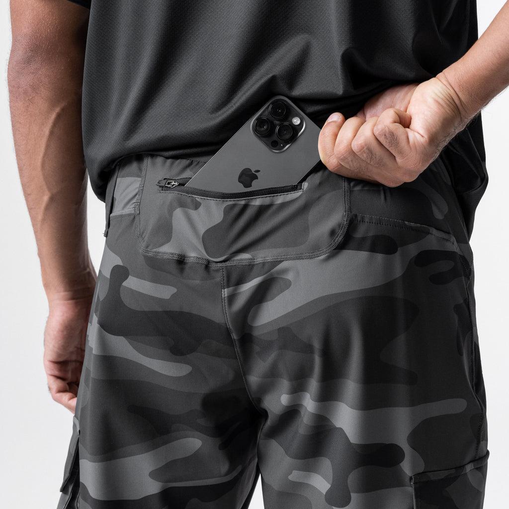 0437. Tetra-Lite® Cargo High Rib Jogger - Black Camo Product Image