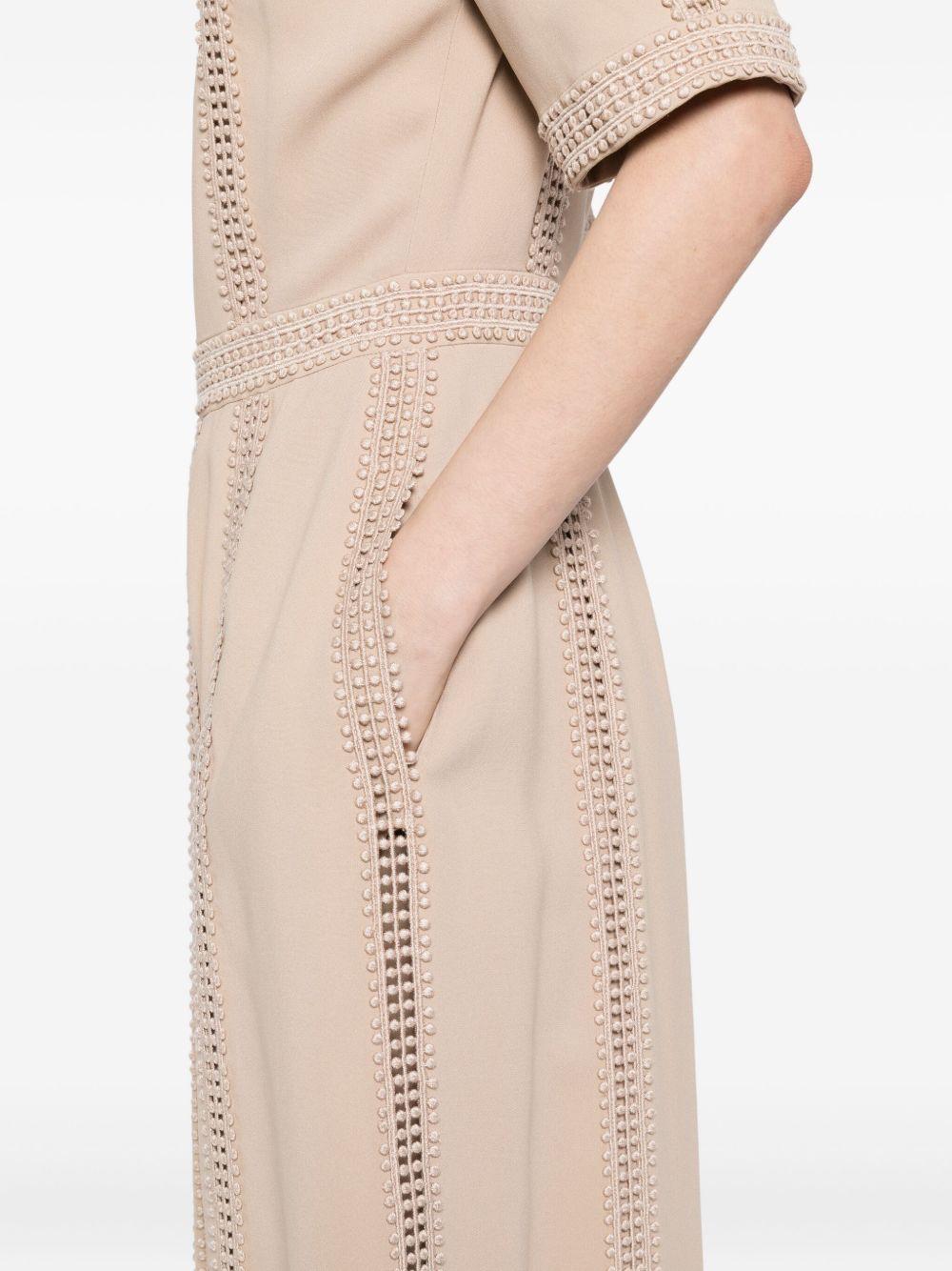 embellished-trim dress Product Image