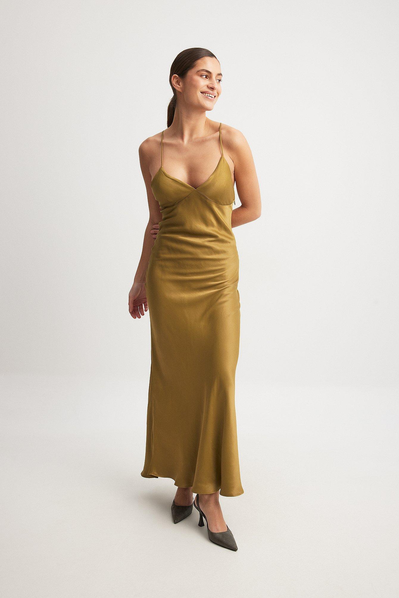 Satin Slip Dress Product Image