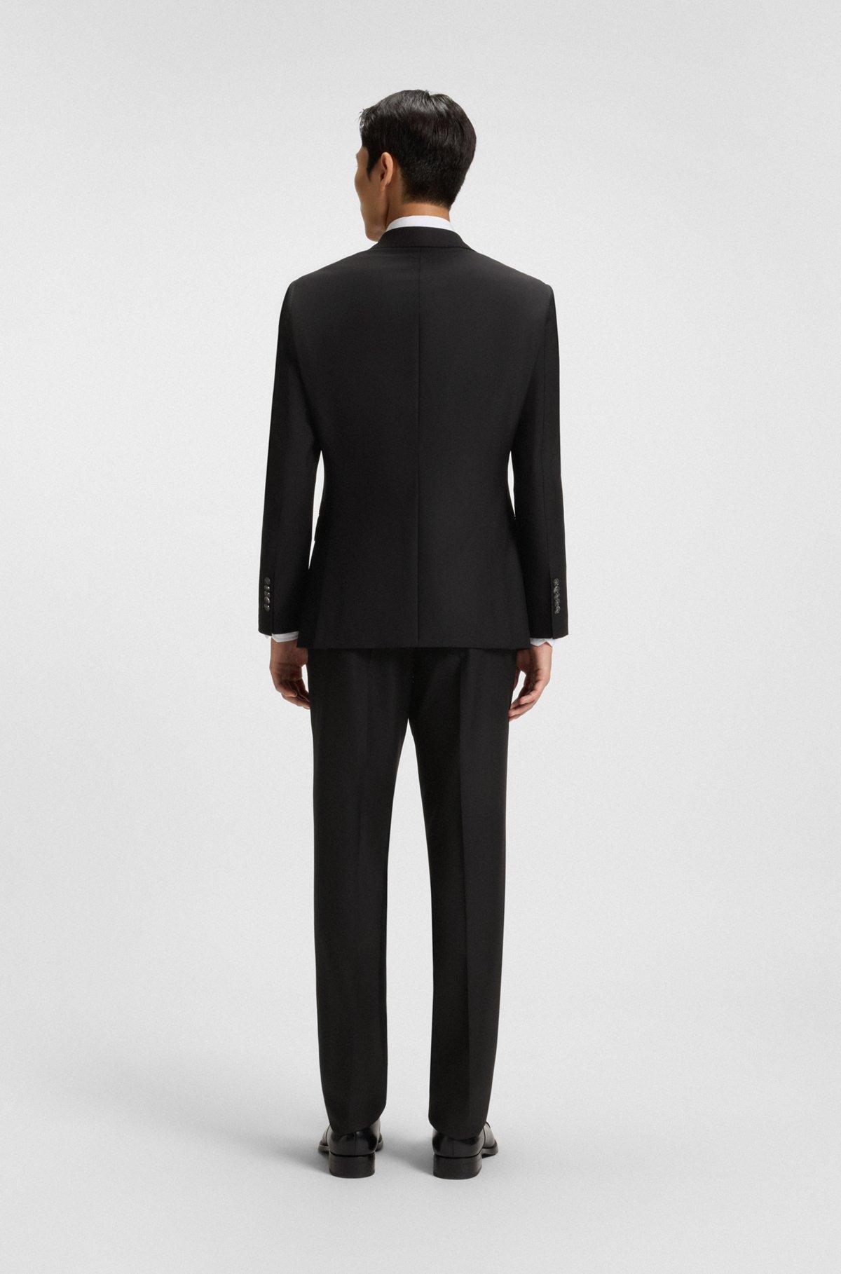 Slim-fit jacket in stretch wool Product Image