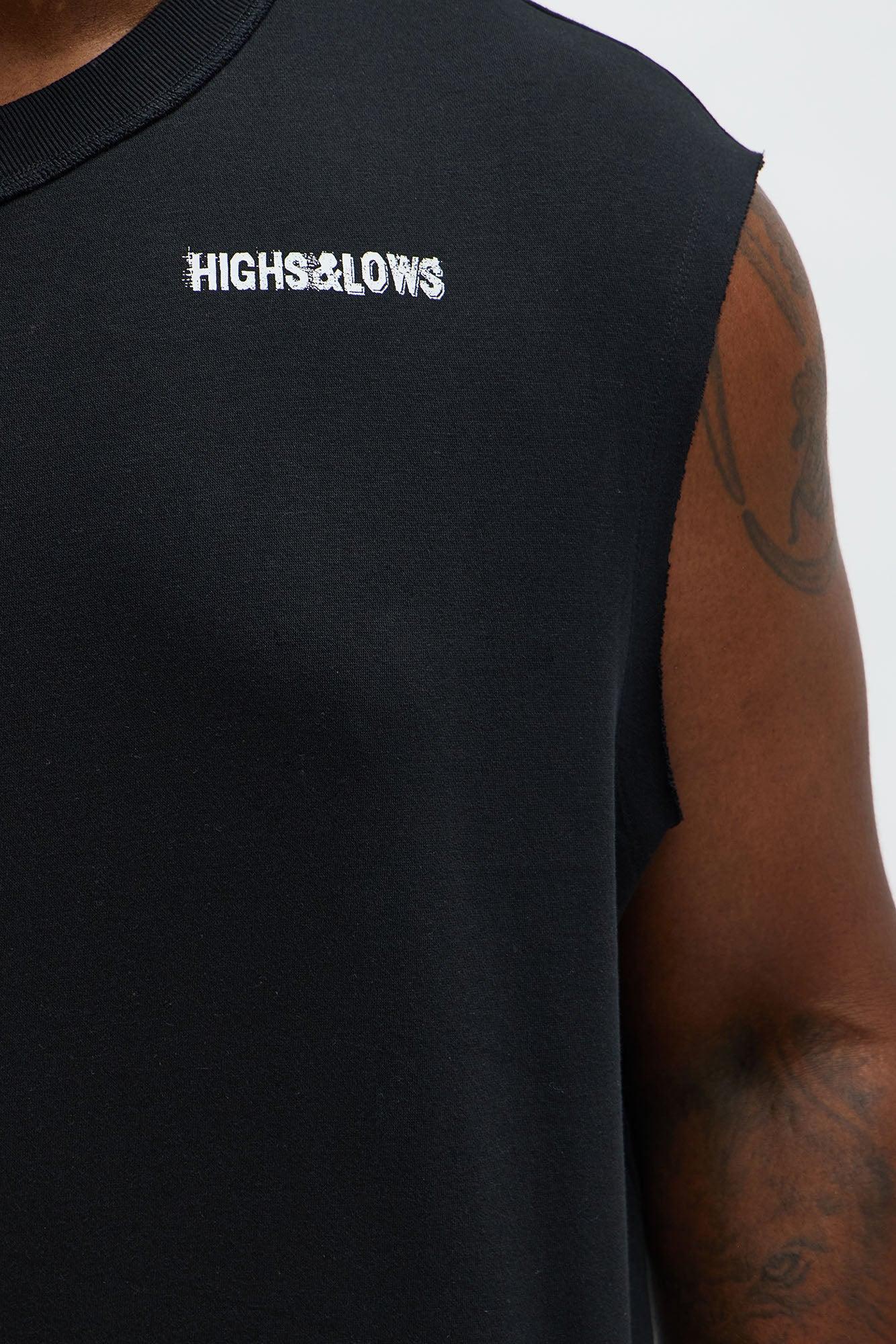 Tyson Highs And Lows Muscle Tee - Black Male Product Image
