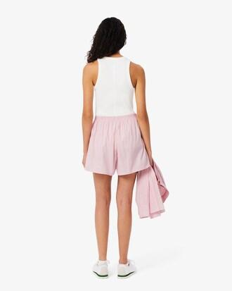 Wide Fit Lightweight Striped Poplin Shorts Product Image