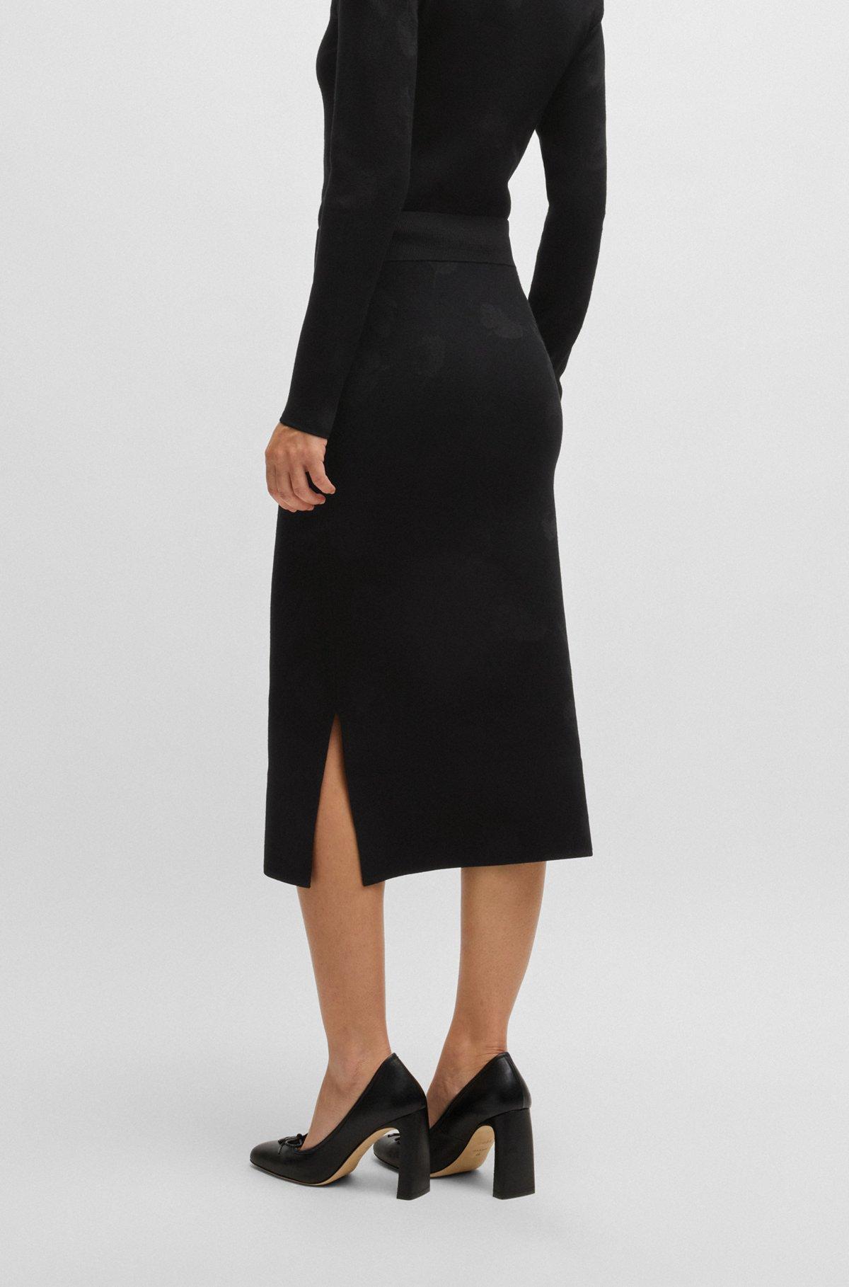 Tube skirt in knitted jacquard Product Image