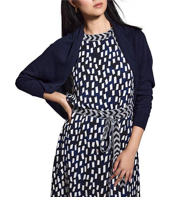 NIC + ZOE Cotton Cashmere Blend Open Front Long Sleeve Shrug Cardigan Product Image