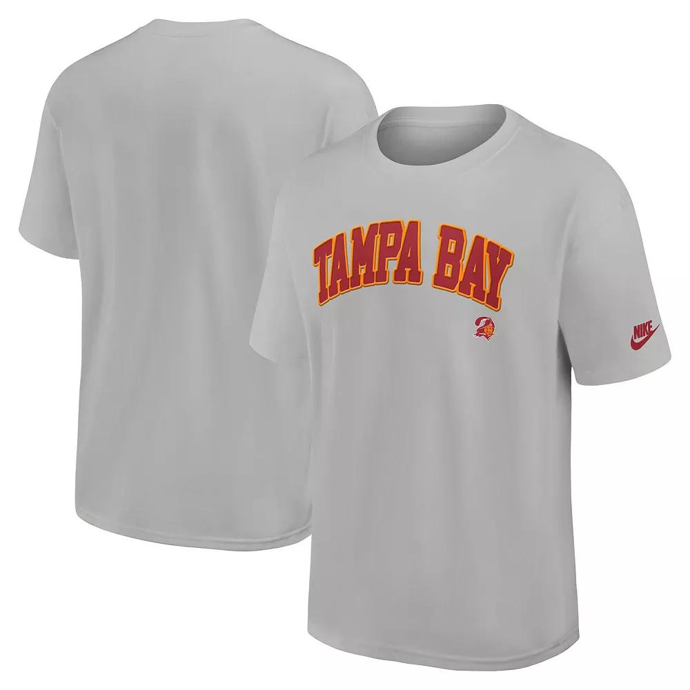 Men's Nike  Silver Tampa Bay Buccaneers Rewind Max90 Statement T-Shirt, Size: Small Product Image