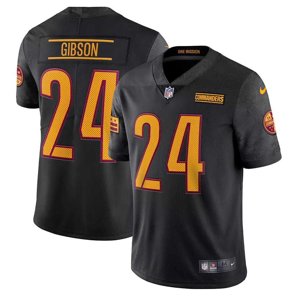 Men's Nike Antonio Gibson Black Washington Commanders Alternate Vapor Limited Jersey, Size: Small, Wft Black Product Image