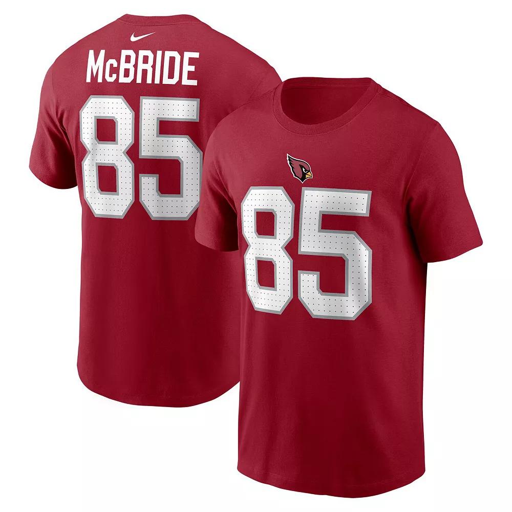 Men's Nike Trey McBride Cardinal Arizona Cardinals Name & Number T-Shirt, Size: 2XL, Red Product Image