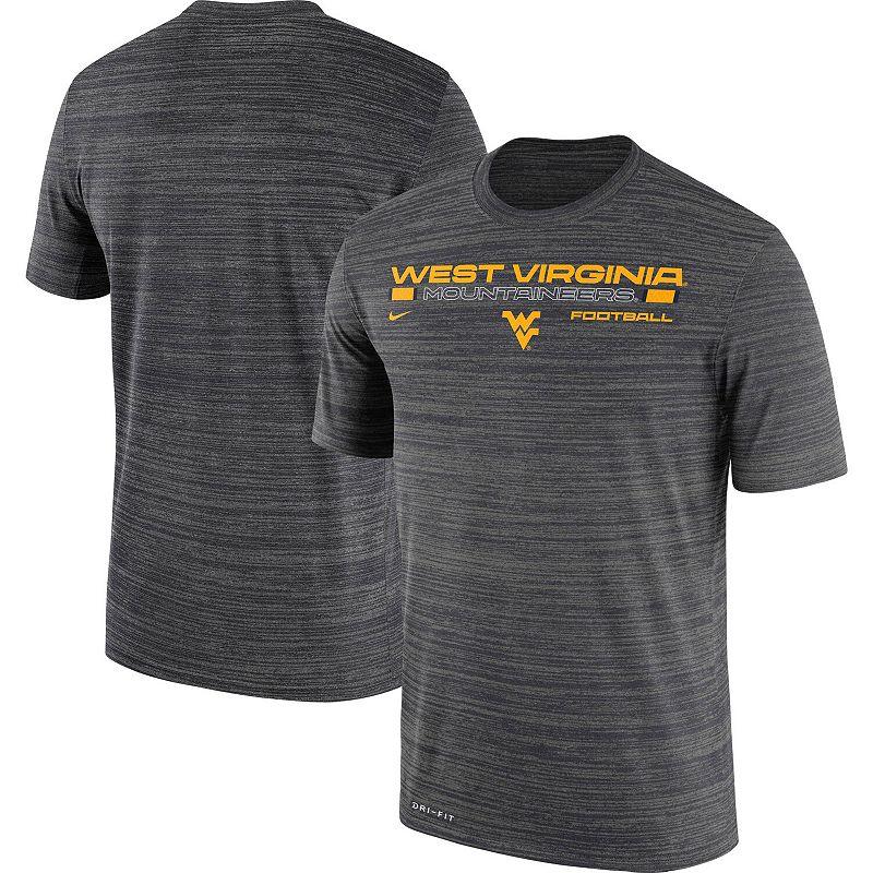 Men's Nike Charcoal West Virginia Mountaineers Velocity Legend Dri-Fit Performance T-Shirt, Size: Medium Product Image