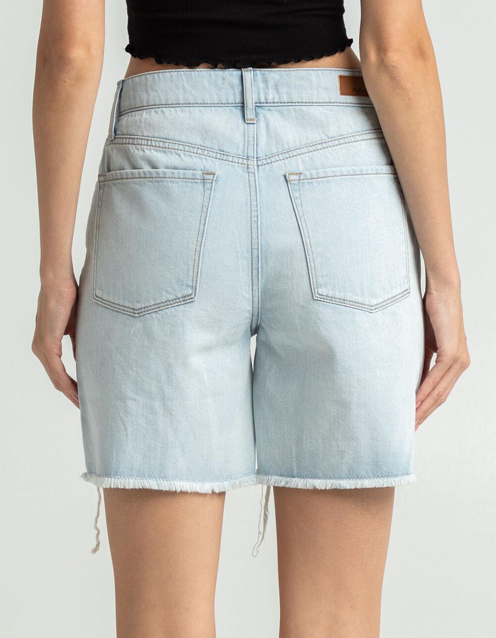 RSQ Womens Boyfriend Shorts - LIGHT WASH Product Image
