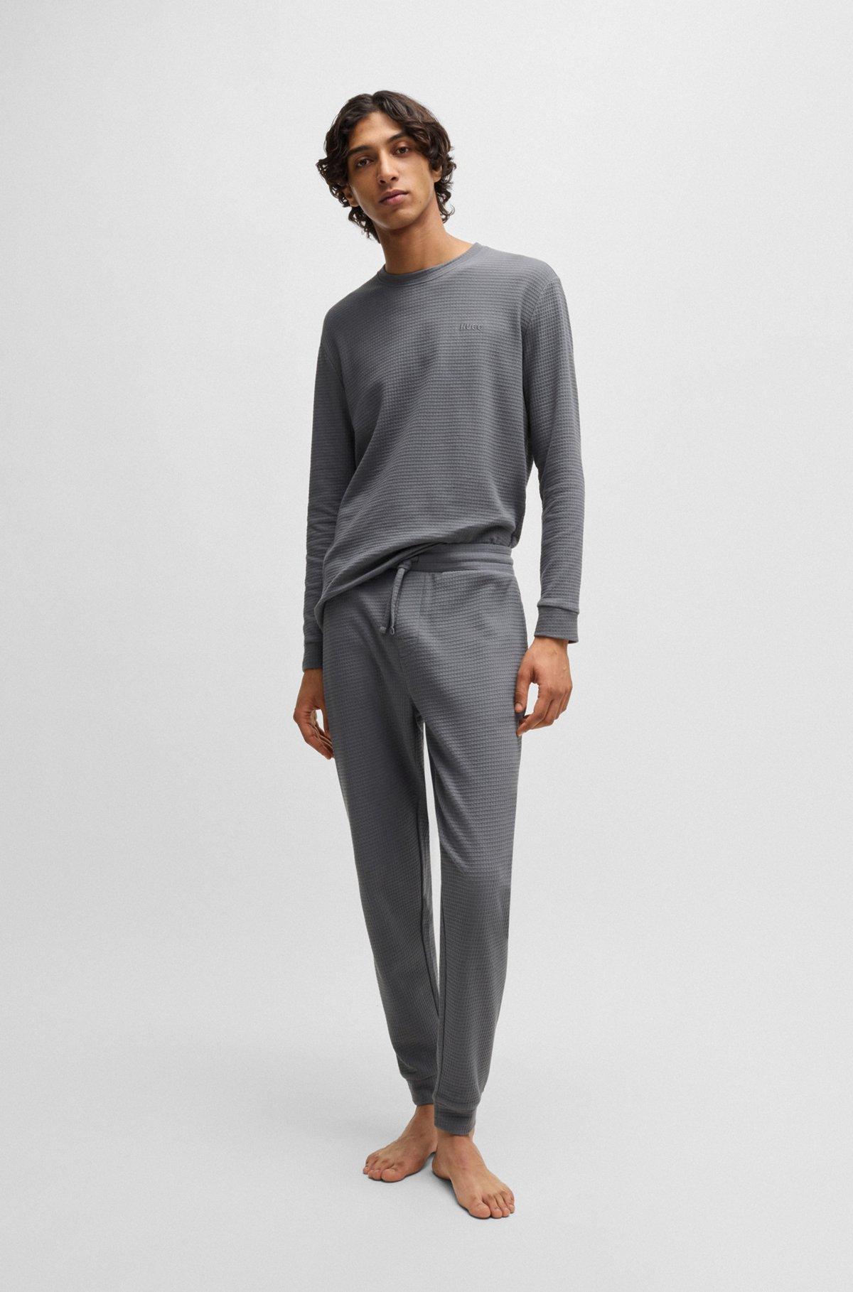 Pajama bottoms with embroidered logo Product Image