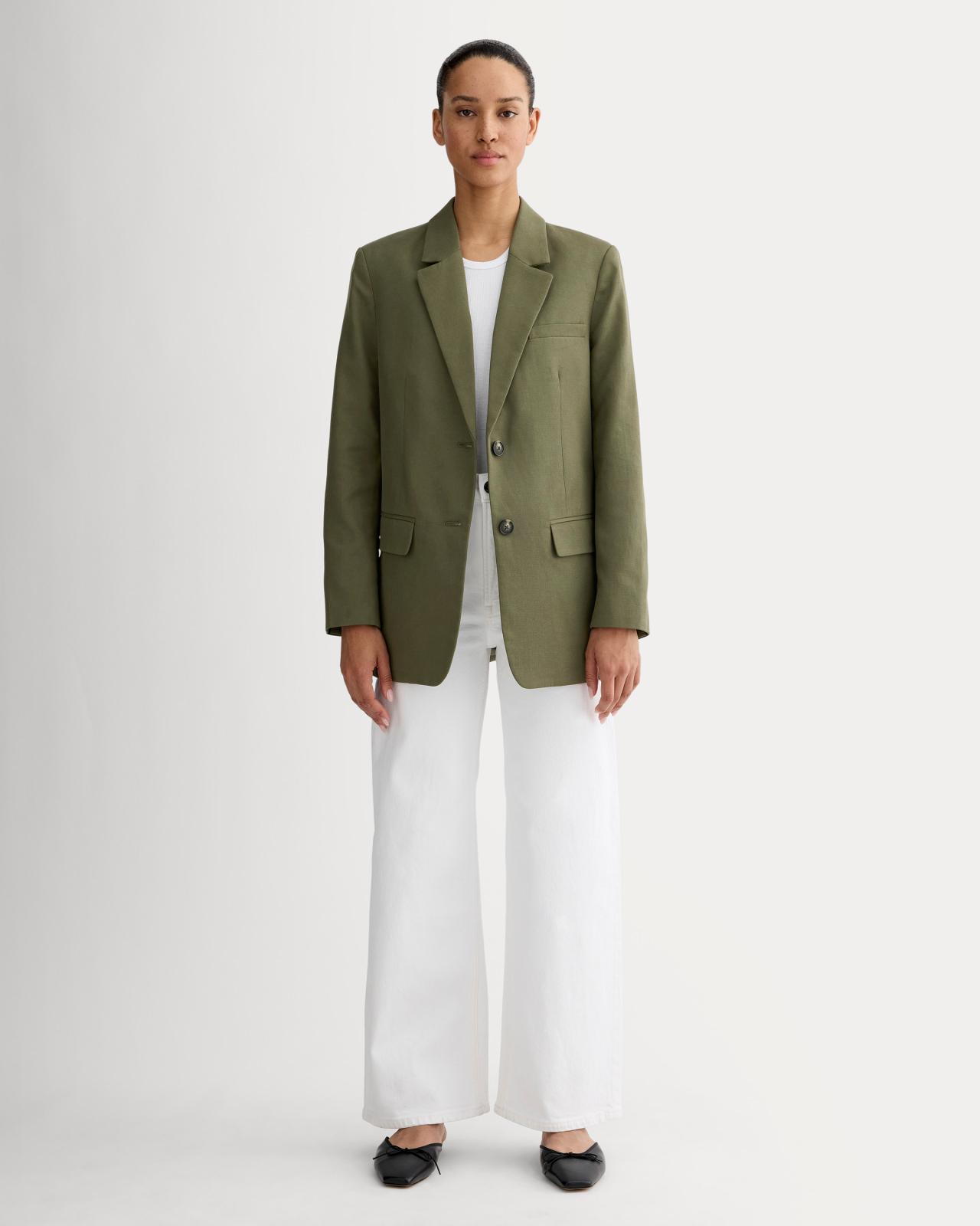 Womens Oversized Blazer in Buttersmooth by Everlane Product Image
