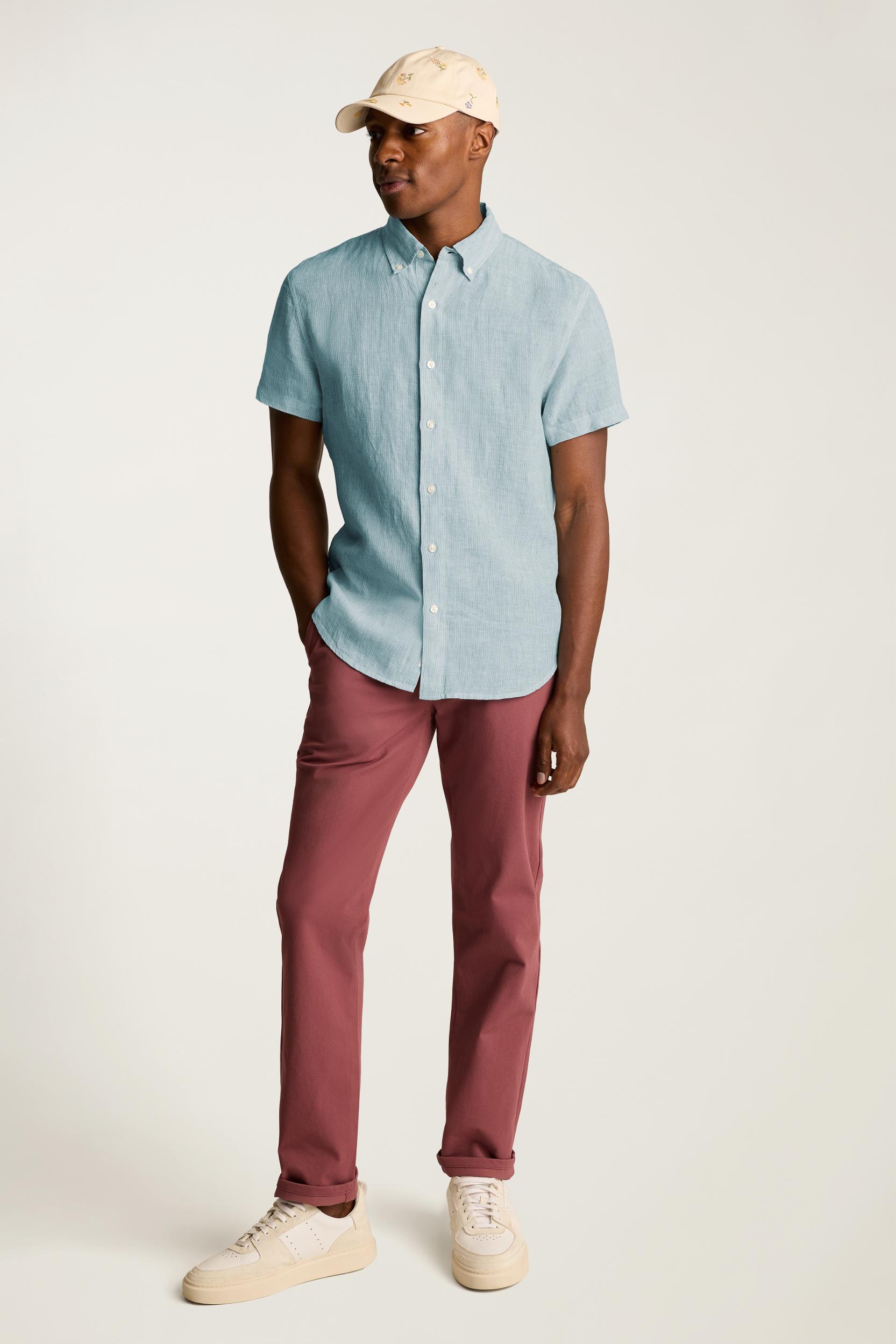 Riviera Linen Short Sleeve Shirt Product Image