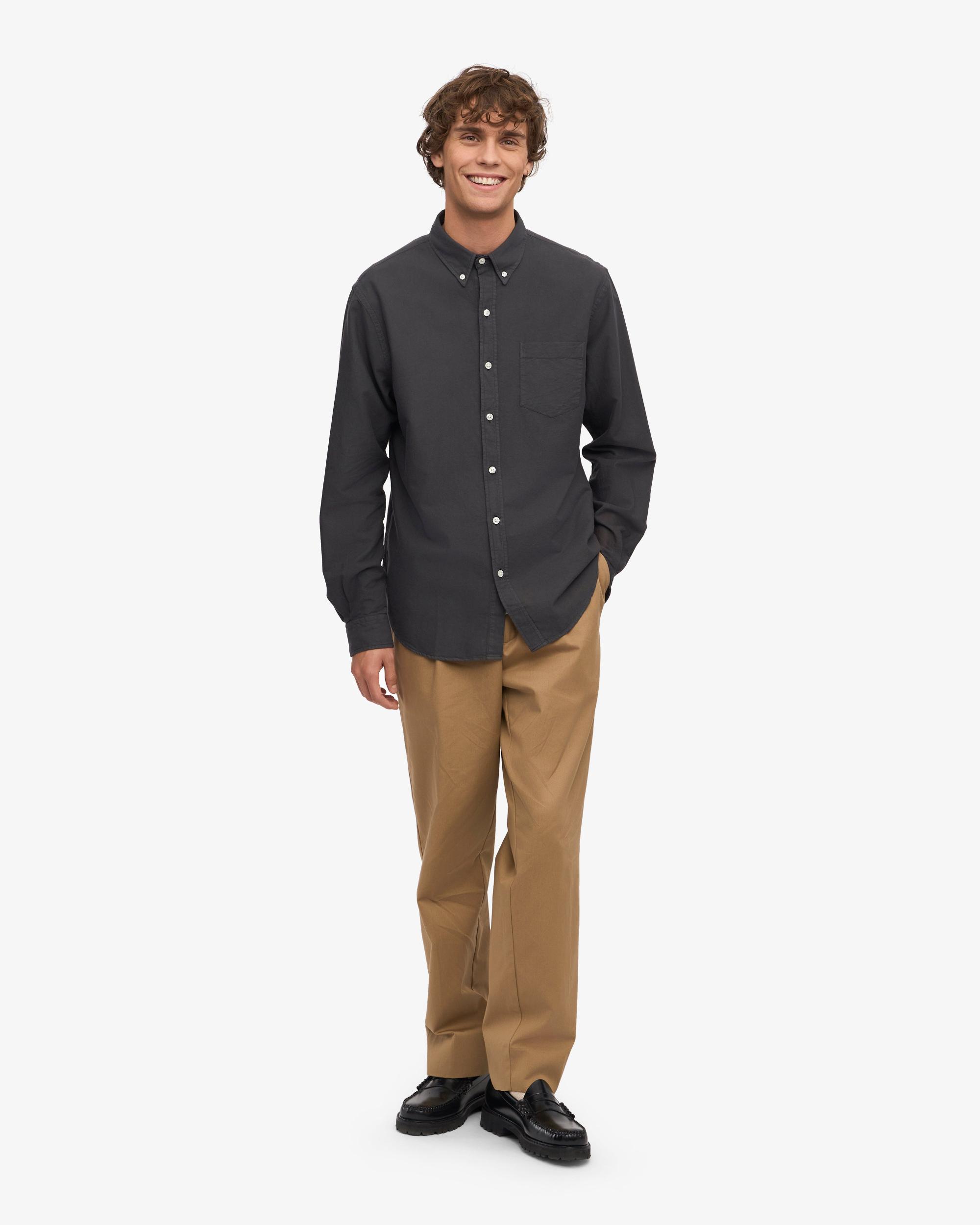 Organic Button Down Shirt - Purple Haze Product Image