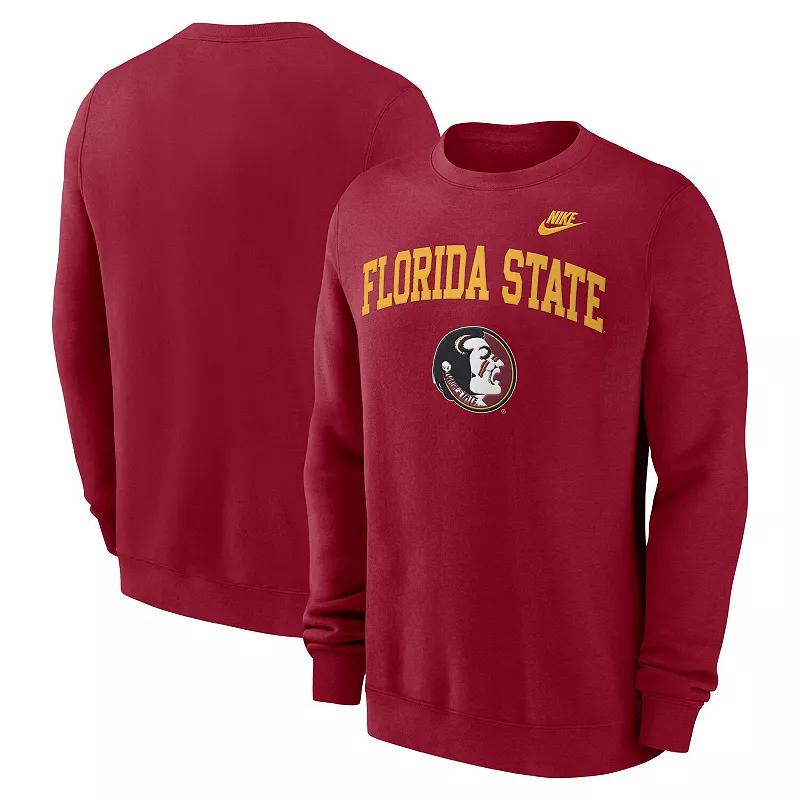 Men's Oklahoma Sooners Primetime Primary Stack Jordan College Pullover Crew Product Image