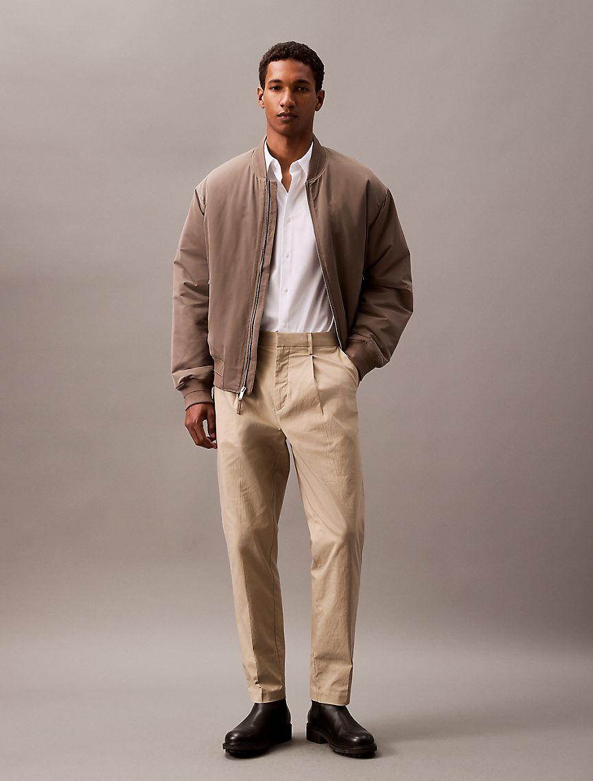 Cotton Stretch Slim Button-Down Shirt Product Image