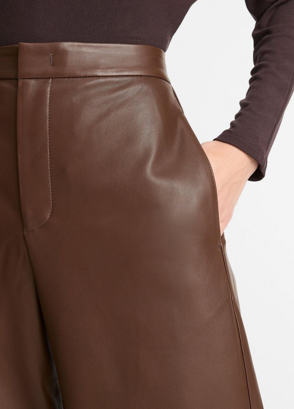 Leather Wide-Leg Utility Pant Product Image