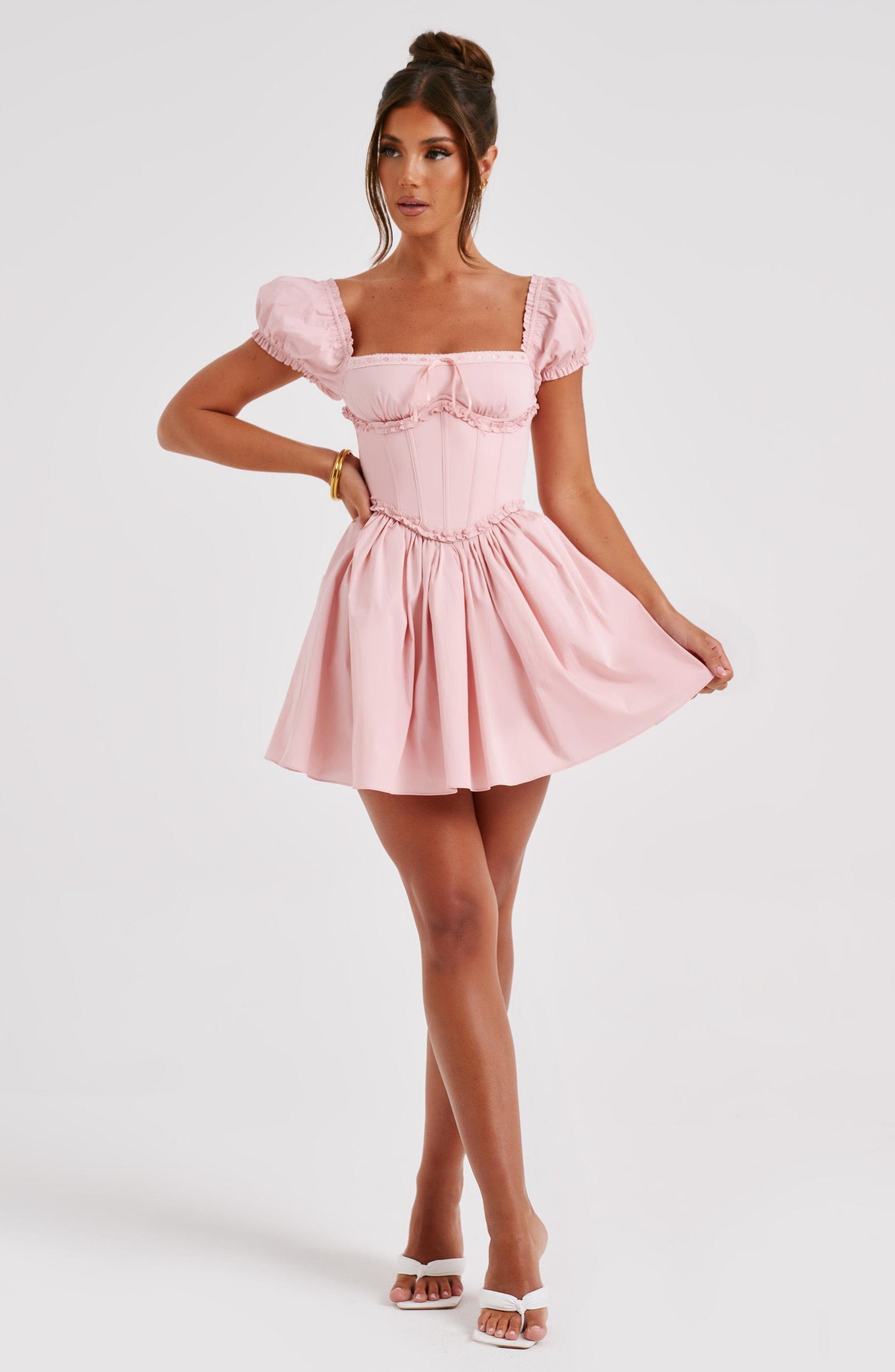 Penelope Mini Dress - Blush Product Image