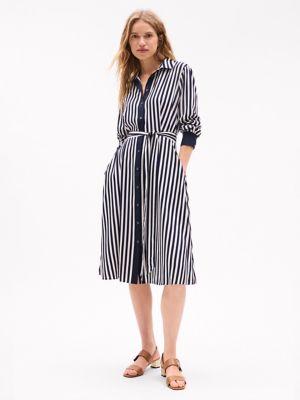 Stripe Midi Shirtdress Product Image